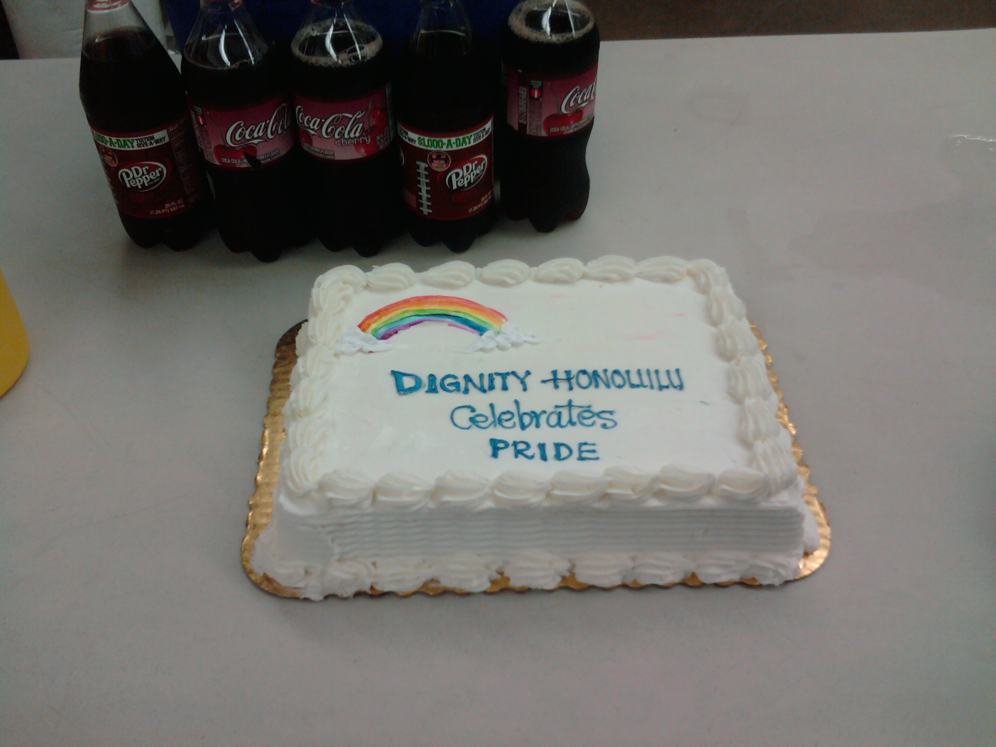 Pride Cake at Potluck following Liturgy